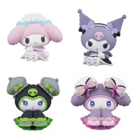 SR-06039  Sanrio My Melody & Kuromi Lolita Dolly Mix Figure 400Y - Set of 4