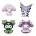 SR-06039  Sanrio My Melody & Kuromi Lolita Dolly Mix Figure 400Y - Set of 4