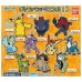 02-48863 Pocket Monsters Pokemon Capsule Rubber Mascot Vol.13 300y - Set of 10