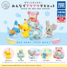 02-88559 Pokemon Minna De Awa Awa Mascot 200y  - Set of 5