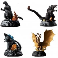 M1-36069 HG High Grade D+ Godzilla 01 Mini Figure Diorama Capsule Vol. 01 500y - Set of 4