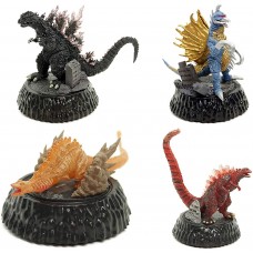 M1-41747 HG High Grade D+ Godzilla 03 Mini Figure Diorama Capsule Vol. 03 500y - Set of 4