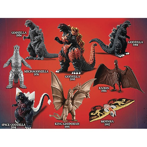 Godzilla blind bag set I picked up at Tokyo Game show of NES sprites : r/ GODZILLA