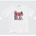 MS-68817 UNIQLO UT Archive Attack on Titan Graphic T-Shirt White - SIZE XL