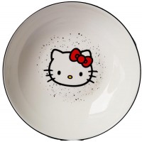 MS-90380 Hello Kitty  Pasta Noodle Ceramic Bowl - Speckled / Confetti