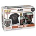 MS-63391 Funko POP! and Tee Star Wars The Mandalorian Boba Fett Vinyl Bobblehead and T-Shirt - XL