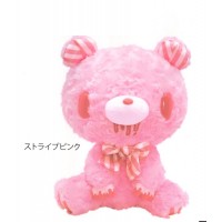 SR-61600 (CGP-569) Chax GP Gloomy Bear Guru-Mi Plush Grizzly - Striped Version PINK