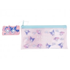 SR-59375 Sanrio My Melody Kuromi Zippered Glitter Pouch