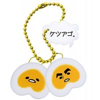 SR-83918  Takara TOMY A.R.T.S  Sanrio Gudetama Strange Pose Figure Mascot Swing 200y - Gudetama Sweet Hearts