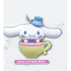 SR-87906 Cinnamoroll Pastel  Circus Mini Figure Mascot Key Chain 200y - Cinnamoroll Tea Cup