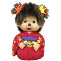 SR-25947 Original Sekiguchi Monchhichi Maple Autumn Kimono Version Doll