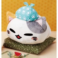 AMU-PRZ10097 Nemu Neko Tabi Saseyo Journey Version Plush - Blue Version