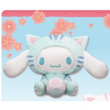 AMU-PRZ12773 Sanrio Characters Cinnamoroll and Cinnamon Milk Kotoraneko BIG Plush Toy - Cinnamoroll