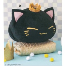 AMU-PRZ7948a Nemu Neko DX Plush Crown Version - Black