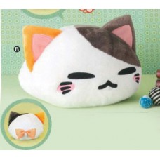 AMU-PRZ7949b Nemu Neko DX Konemuneko Shippo Ribbon Plush - White / Brown