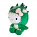 SR-10501 Hello Kitty Green Dragon Plush 9.5 inch