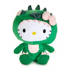 SR-10501 Hello Kitty Green Dragon Plush 9.5 inch