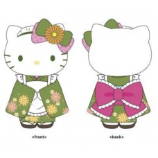 SR-15271 Hello KItty Standing Plush - Matcha Kimono Version